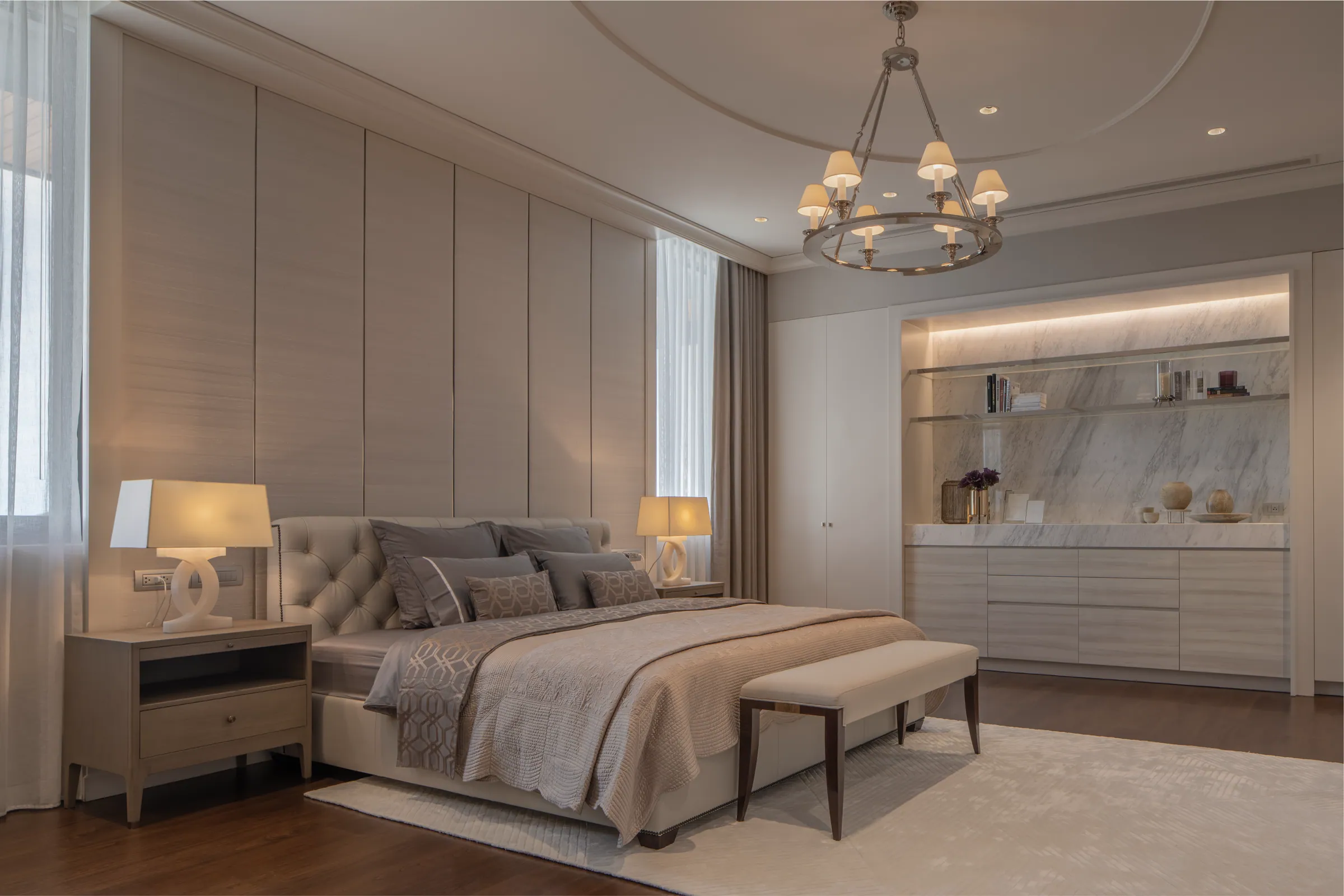Bedroom 2 — alternate angle of the suite.