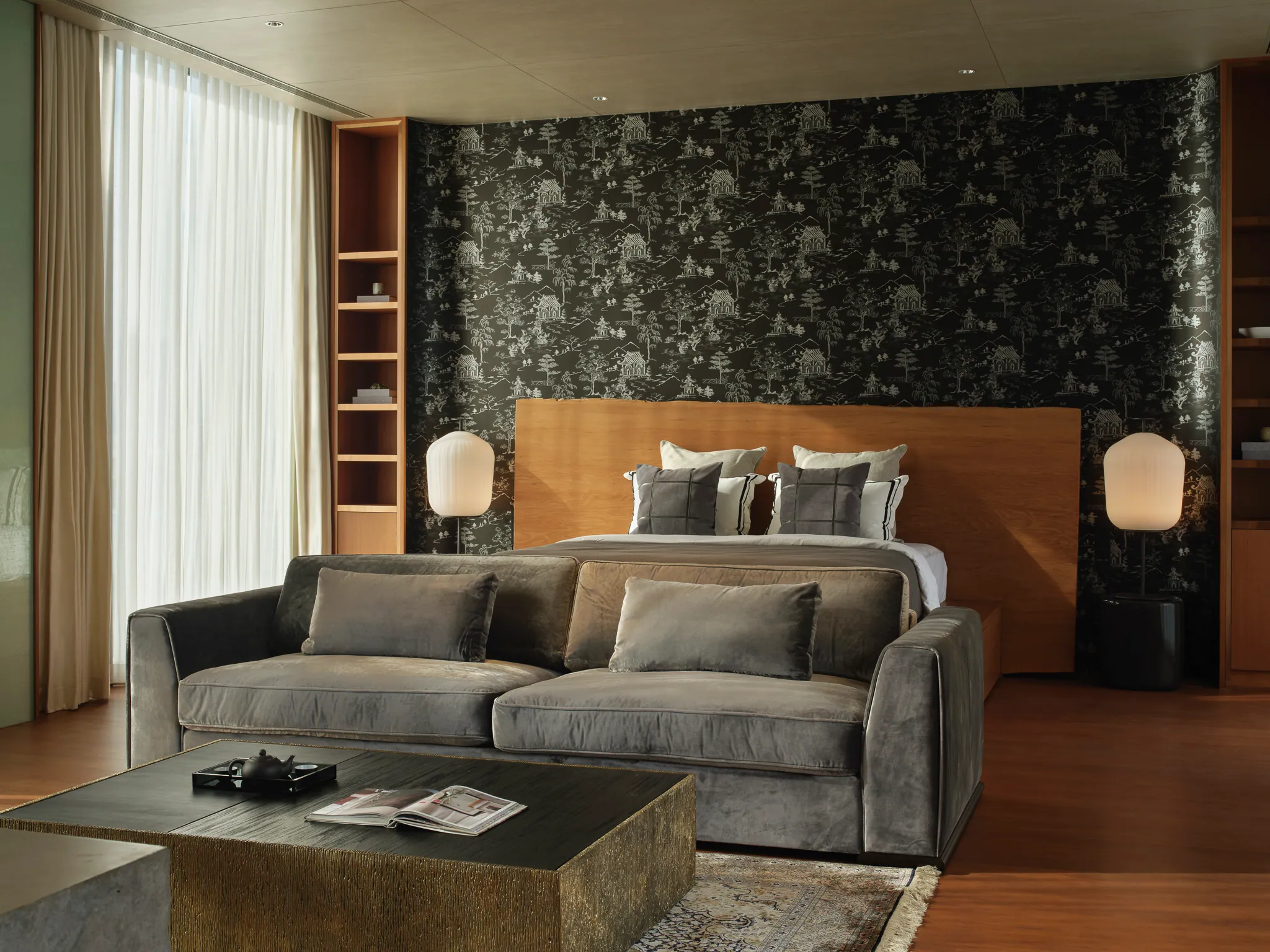 Master bedroom — wider angle.